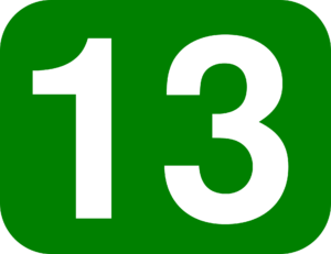 The lucky number 13 picture