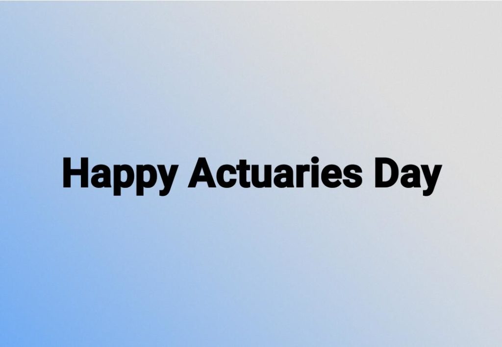 Spiritual Inspirations from Actuaries (Actuaries Day) image